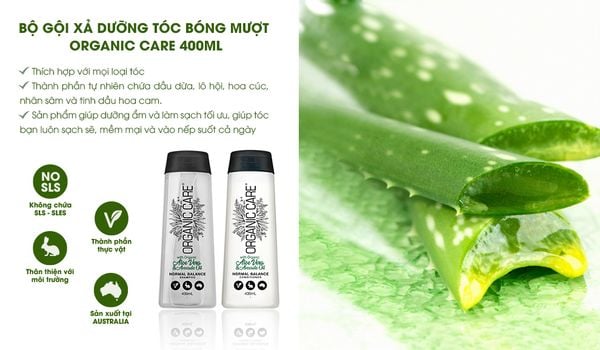 dầu gội thiên nhiên organic care sản xuất tại úc