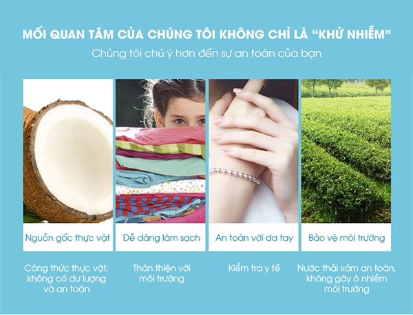 Nước giặt cao cấp Earth Choice gốc thực vật 1L