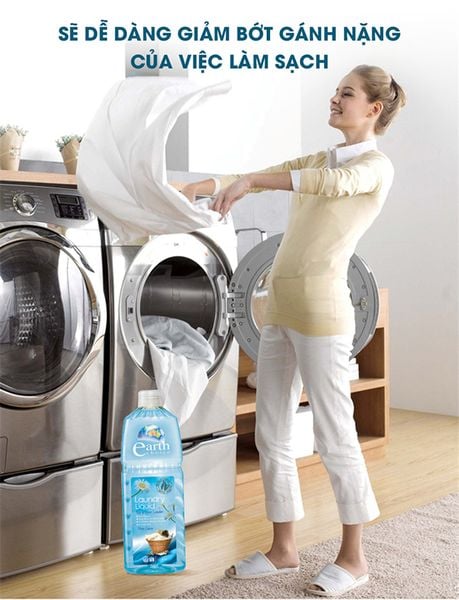 Nước giặt cao cấp Earth Choice gốc thực vật 1L