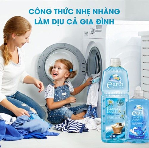 Nước giặt cao cấp Earth Choice gốc thực vật 