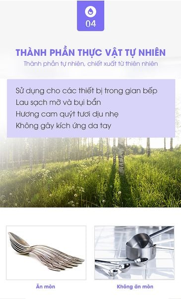 Nước lau bếp gốcthực vật Earth Choice