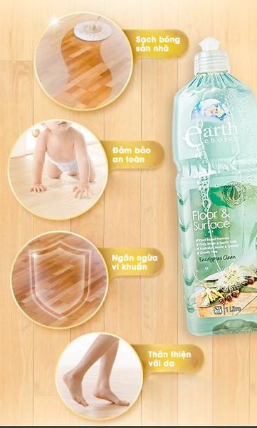 Nước lau nhà gốc thực vật Earthchoice