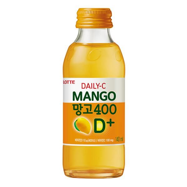 Nước giải khát Vitamin C, D vị Xoài Daily C 140ml