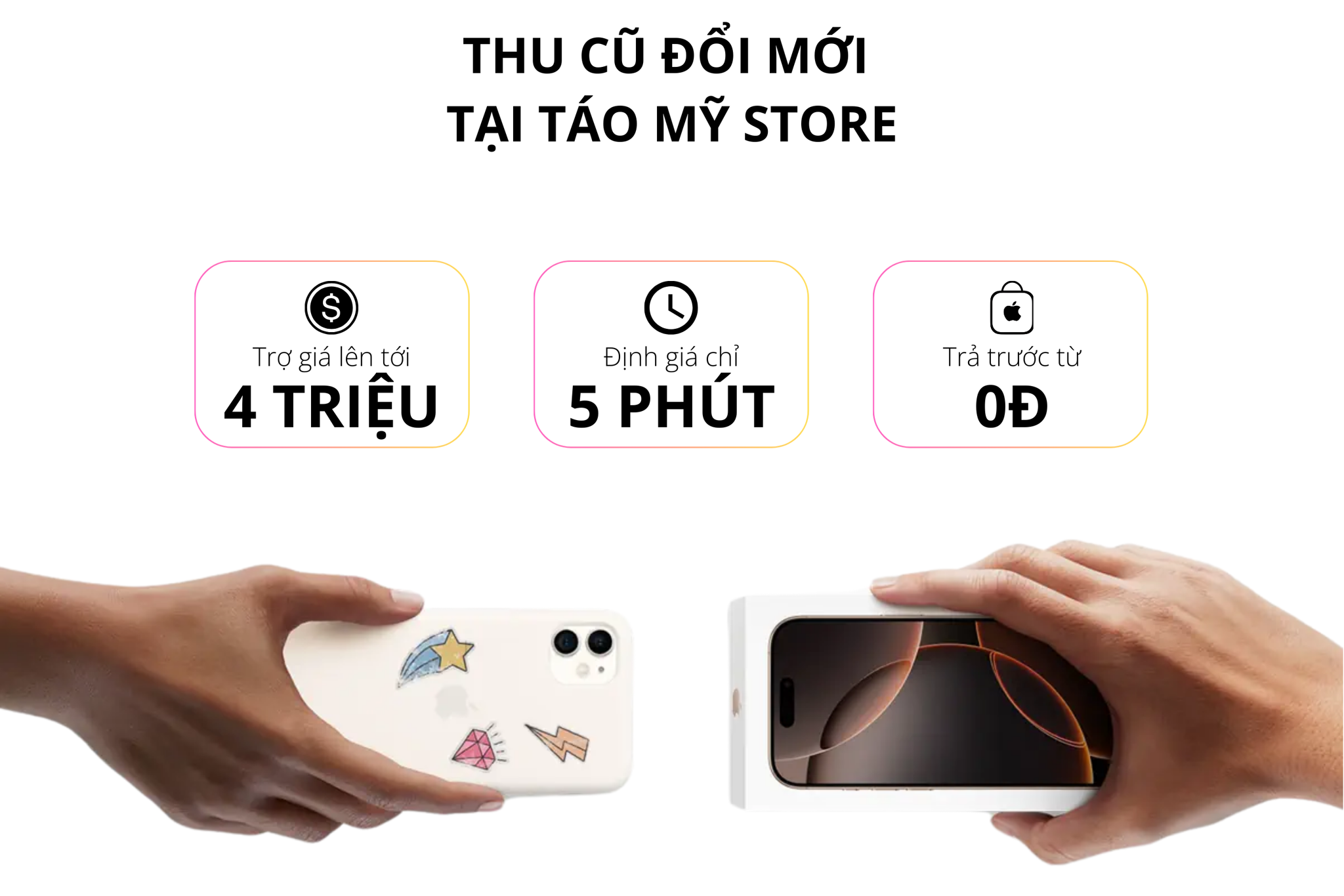 THU CŨ ĐỔI MỚI - TÁO MỸ STORE