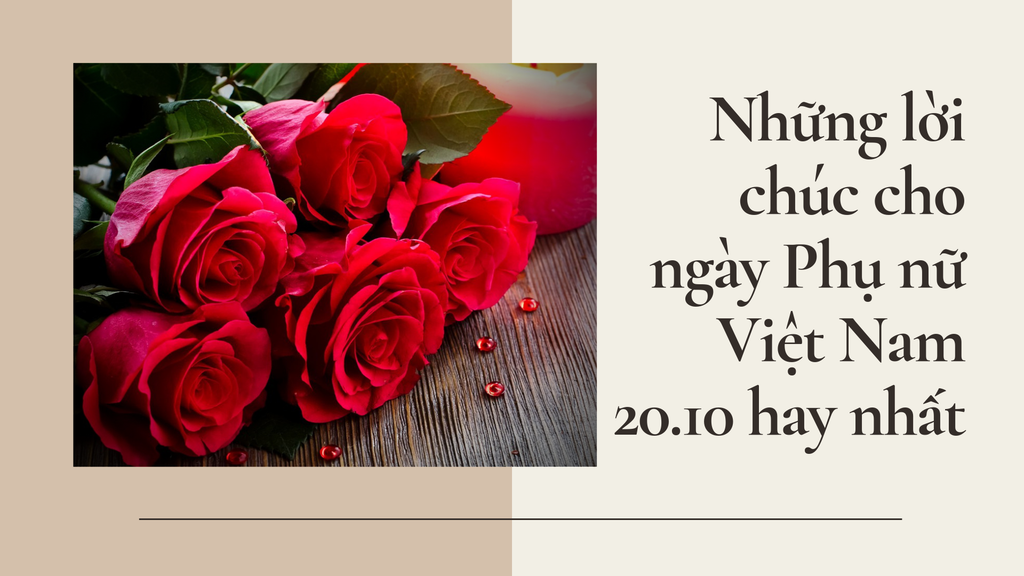 TOP Những  Lời Chúc 20/10 Ngắn Gọn và Ý Nghĩa