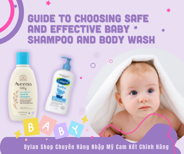 Guide to Choosing Safe and Effective Baby Shampoo and Body Wash