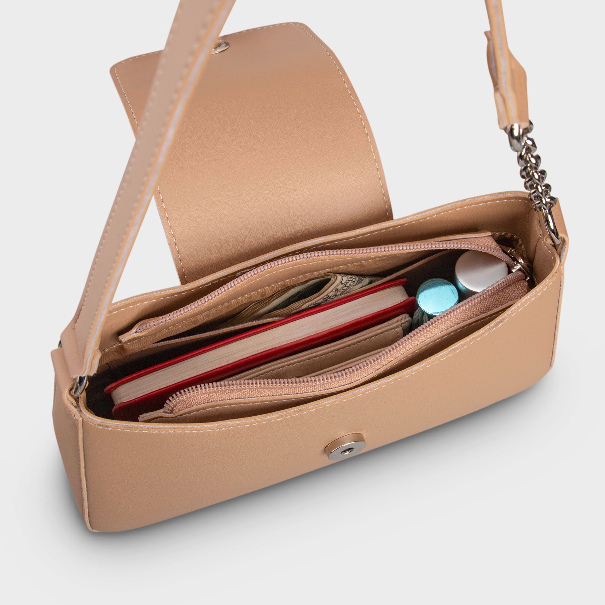 Túi xách đeo vai phối khóa trang trí Yuumy Seasand YN182XN màu xanh ngọc