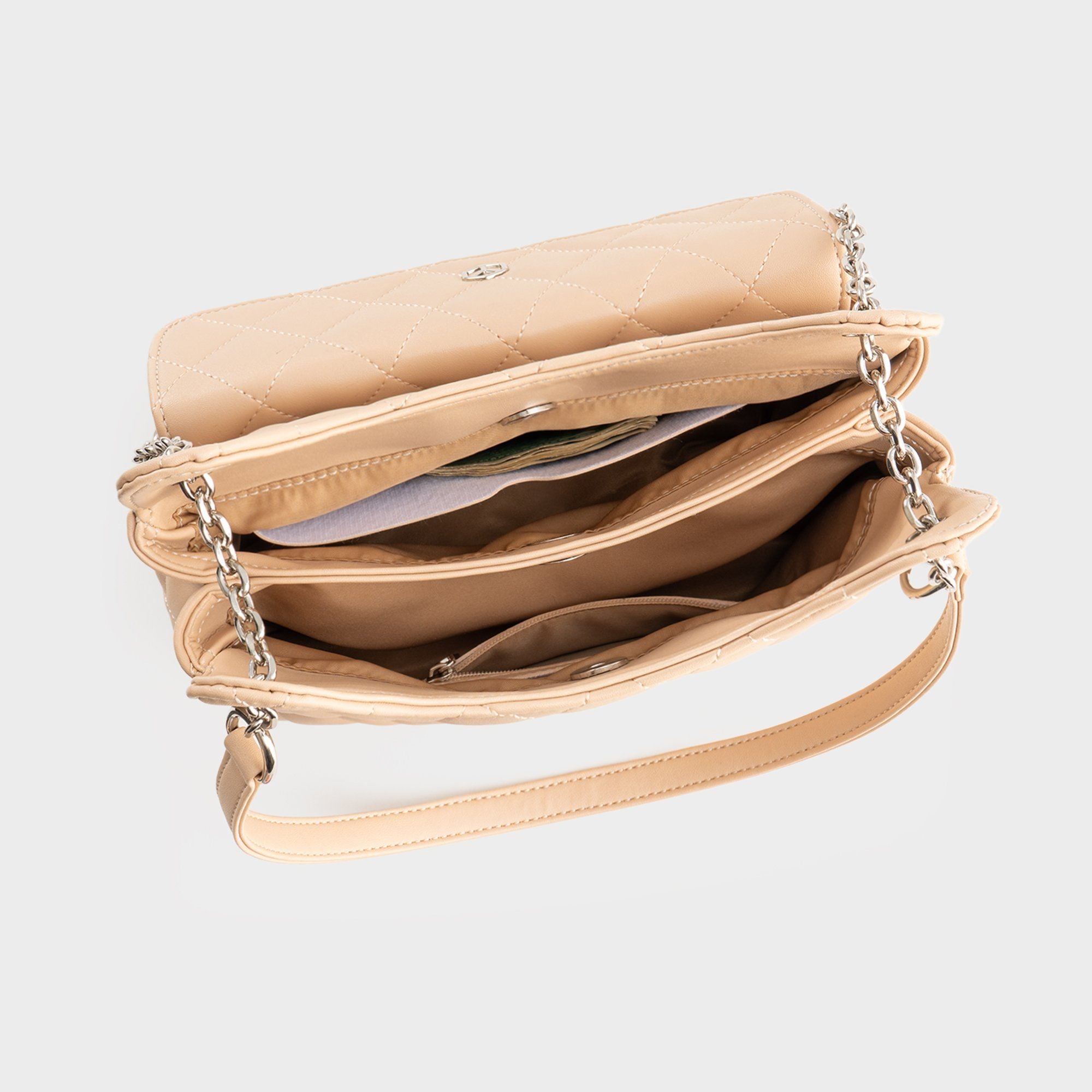 Túi Yuumy (Thời trang nữ da chần bông - Túi đeo chéo da Seasand YN241)