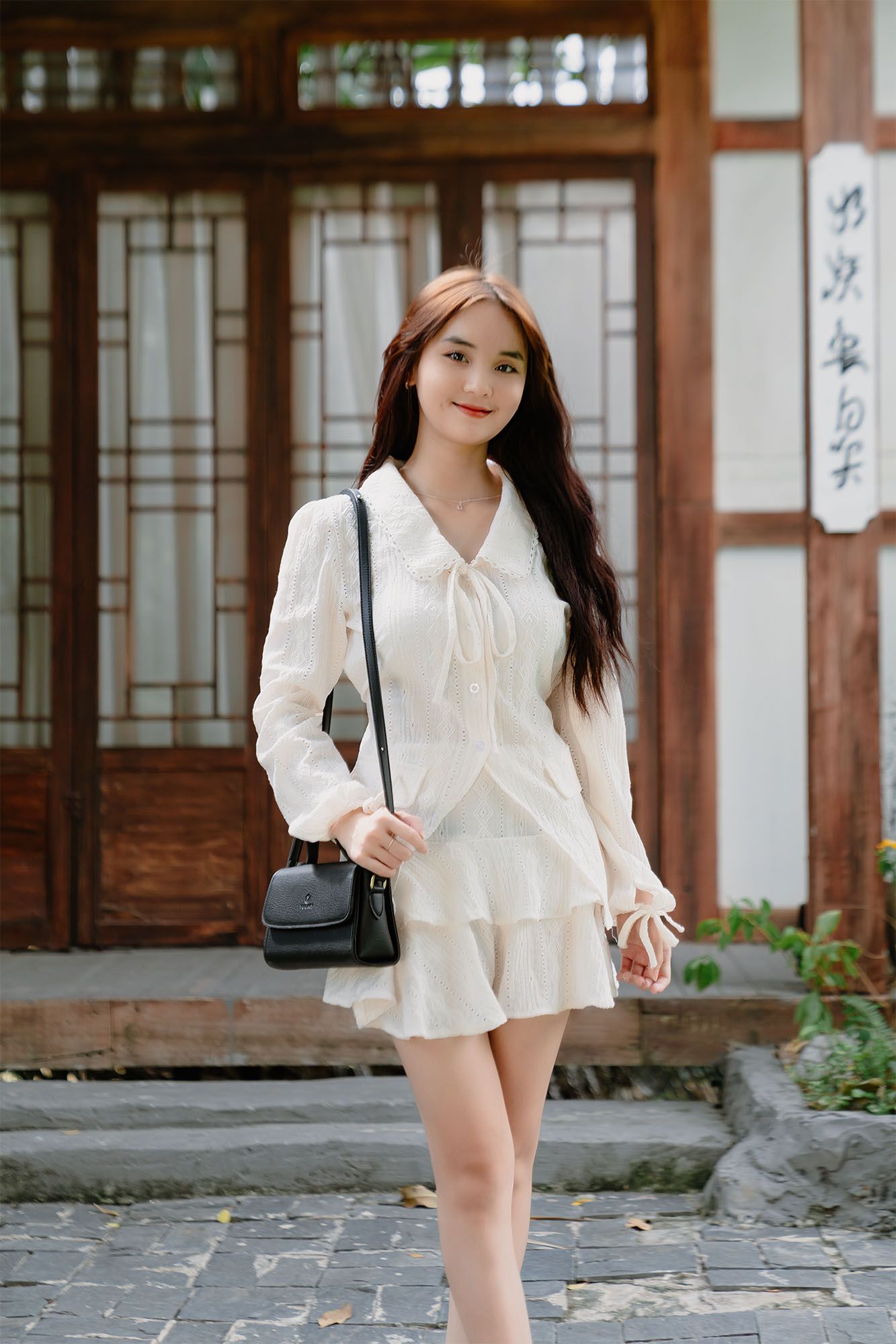 Túi đeo chéo da nữ mini thời trang Yuumy YN179B Màu bò