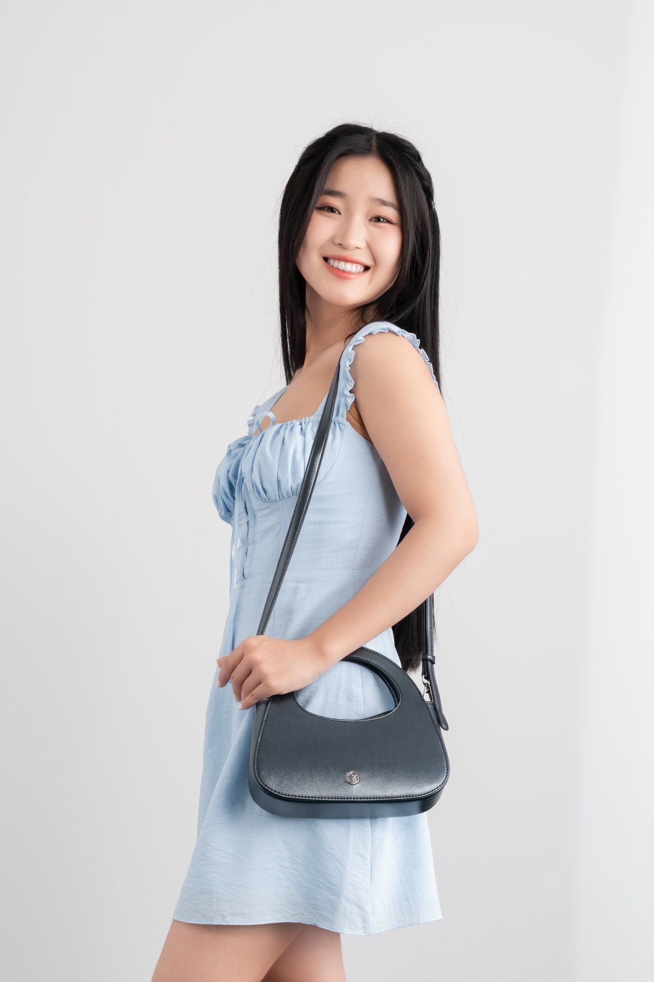 Hộp quà Nâng Niu - Bộ quà tặng túi xách Yuumy YHQ01DT màu đen ngọc trai