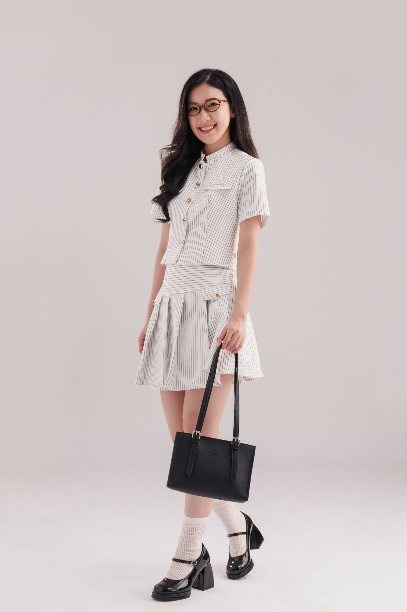 Túi đeo vai da nữ kiểu dáng thanh lịch Yuumy Bergen YN269