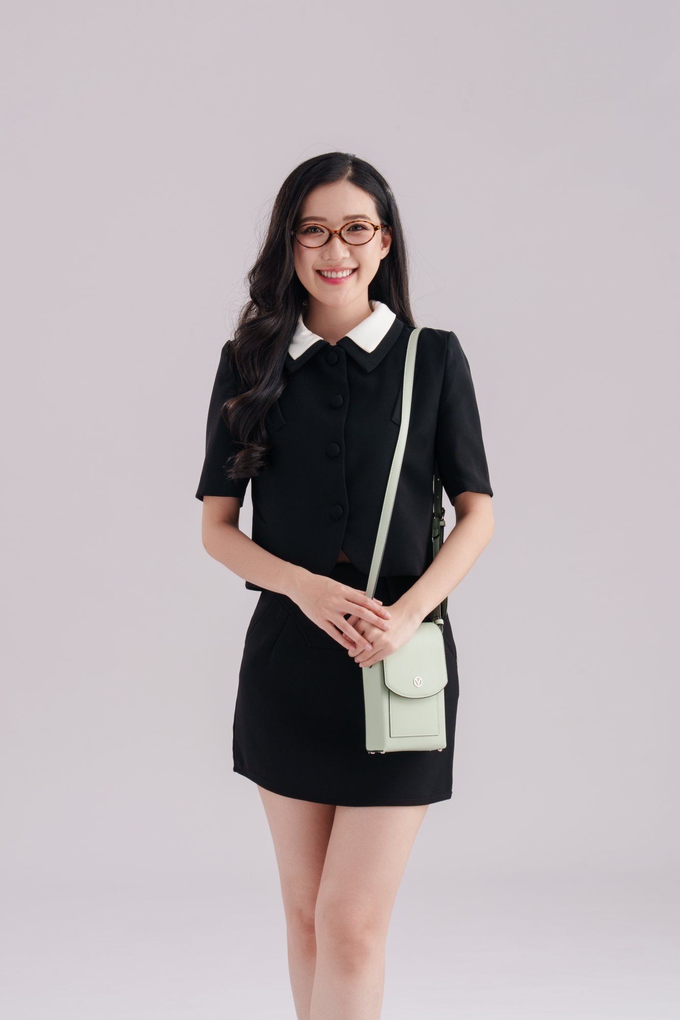 Túi đeo chéo da nữ đựng điện thoại Yuumy Seasand YN239