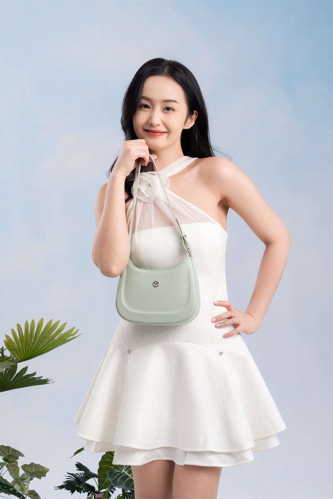 Túi đeo vai da nữ dáng thuyền phong cách Yuumy Seasand YN256
