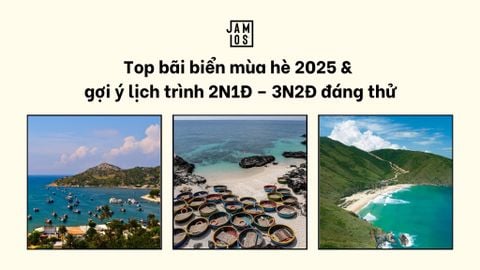Top bãi biển mùa hè 2025 & gợi ý lịch trình 2N1Đ – 3N2Đ đáng thử