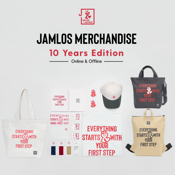 Bộ sản phẩm 10 Years Merchandise nhân dịp kỷ niệm 10 năm Jamlos