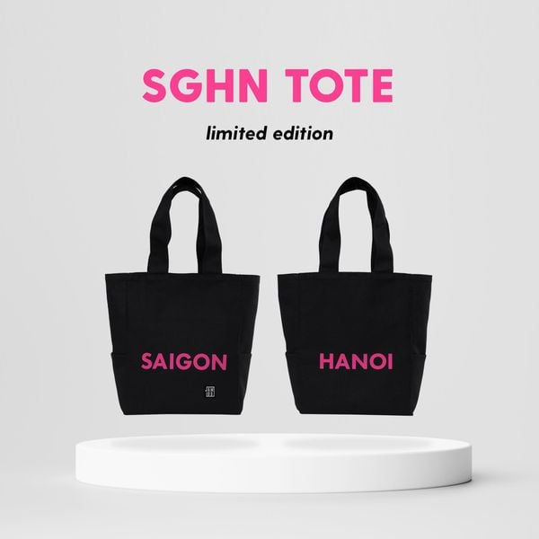 Saigon Hanoi Tote - Chiếc túi tạo nên xu hướng cho Jamlos với phiên bản giới hạn nhân dịp nhóm nhạc BLACKPINK tới Việt Nam trình diễn.