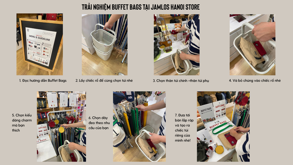 huong-dan-trai-nghiem-buffet-bags-tai-jamlos-hanoi-store
