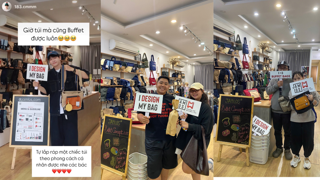 khach-hang-trai-nghiem-buffet-bags-tai-jamlos-hanoi-store