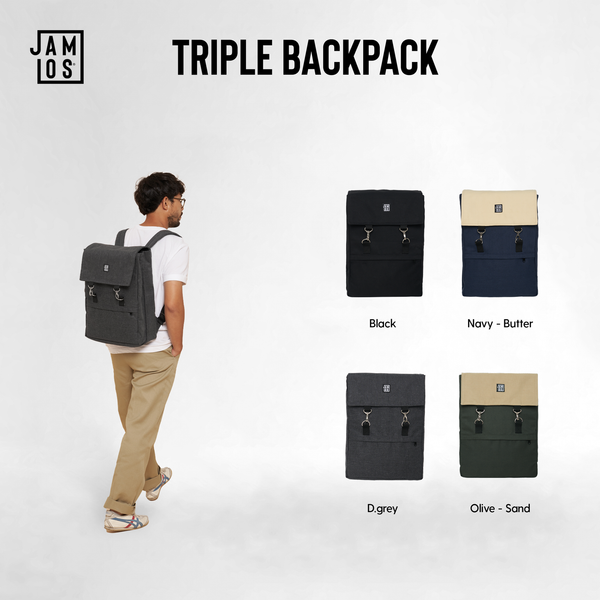 Balo đi học  Triple Backpack