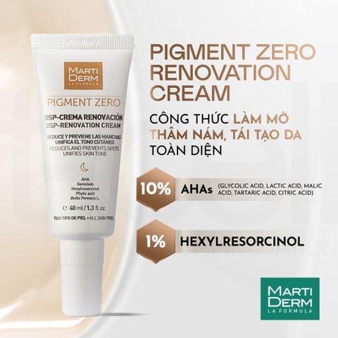 Pigment DSP Renovation Cream - Công thức làm mờ thâm nám, tái tạo da toàn diện