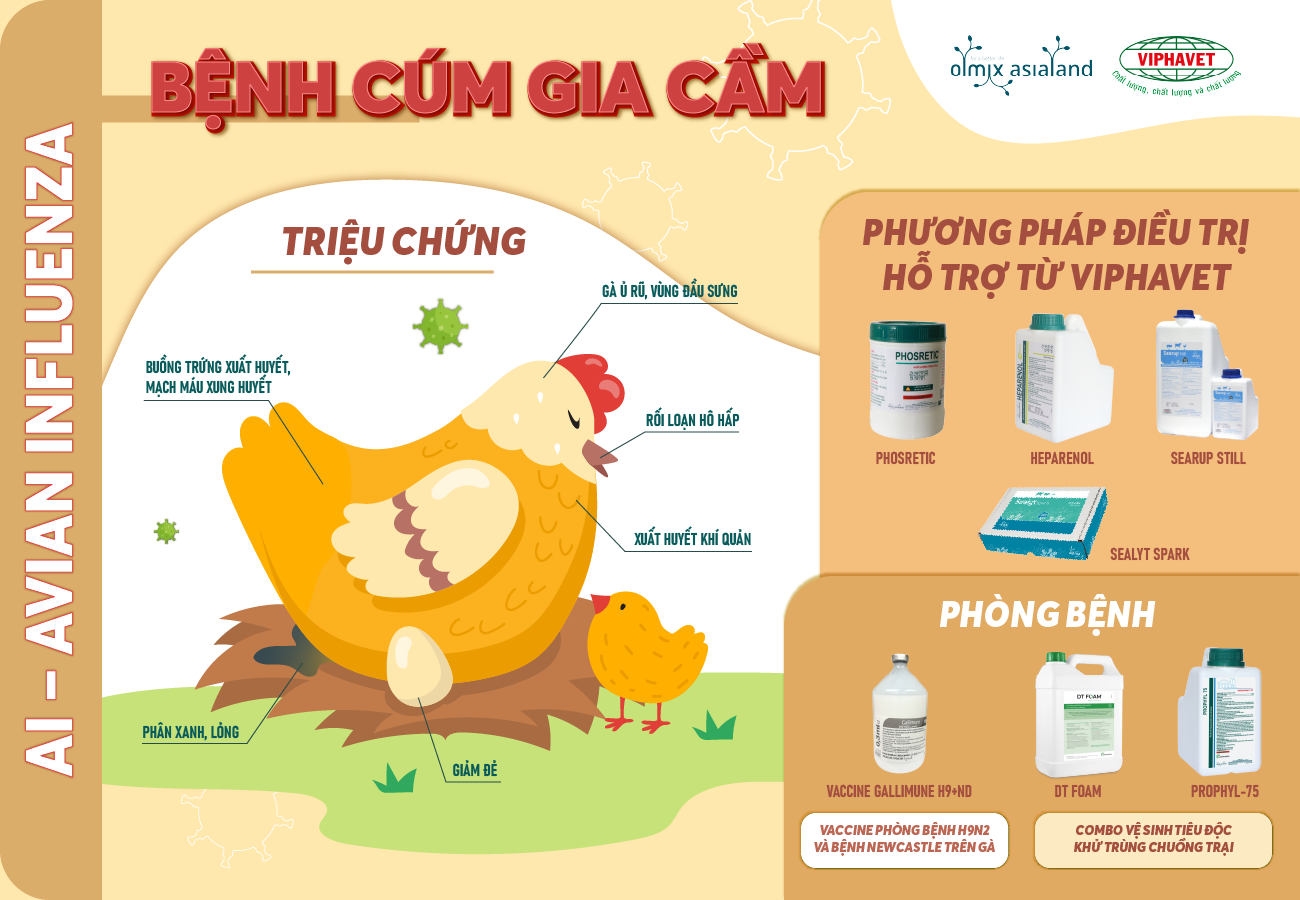BỆNH CÚM GIA CẦM (AI – AVIAN INFLUENZA)