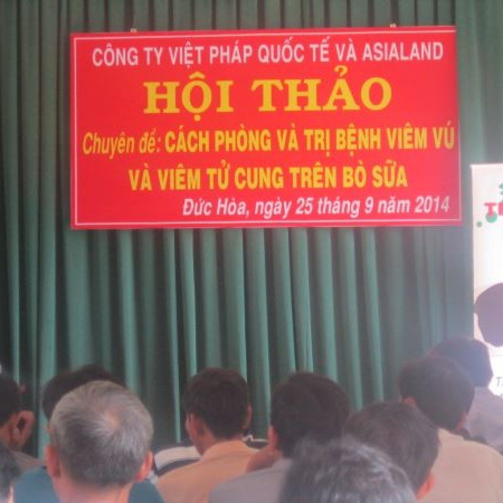 HỘI THẢO CÁCH PHÒNG VÀ TRỊ BỆNH VIÊM VÚ VÀ VIÊM TỬ CUNG TRÊN BÒ SỮA