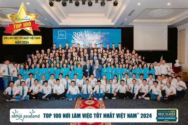 OLMIX ASIALAND VIỆT NAM VINH DỰ VÀO TOP 100 NƠI LÀM VIỆC TỐT NHẤT VIỆT NAM 2024!