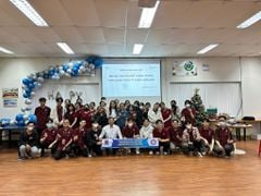 CÙNG SINH VIÊN ĐẠI HỌC NGUYỄN TẤT THÀNH THAM QUAN NHÀ MÁY OLMIX BÌNH DƯƠNG