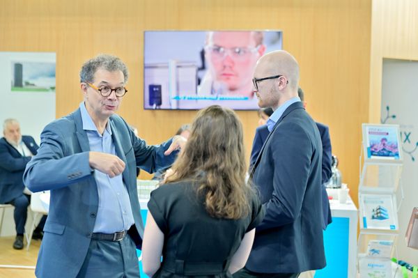 Gian hàng Olmix thu hút đông đảo khách tham quan