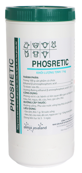 Heparenol 1L và 5L; Phosretic 1kg; Searup Still 1L và 5L