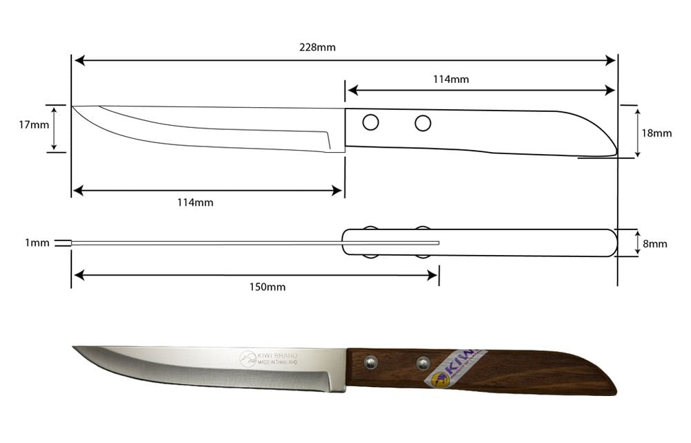 Kiwi Stainless Steel Knife No. 501