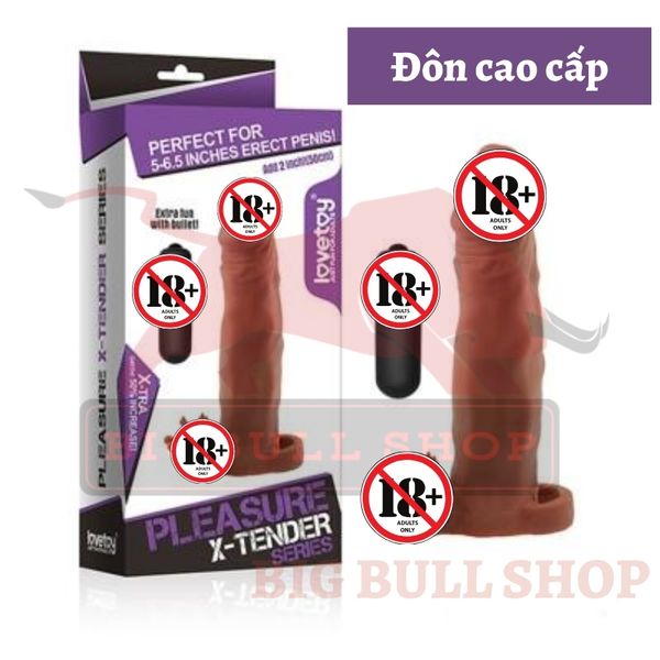 Dòng đôn cao cấp Lovetoy rung tăng kích thước thêm chăng?