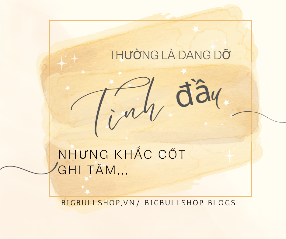 Tình Đầu thường là dang dỡ... Nhưng sẽ khắc cốt ghi tâm