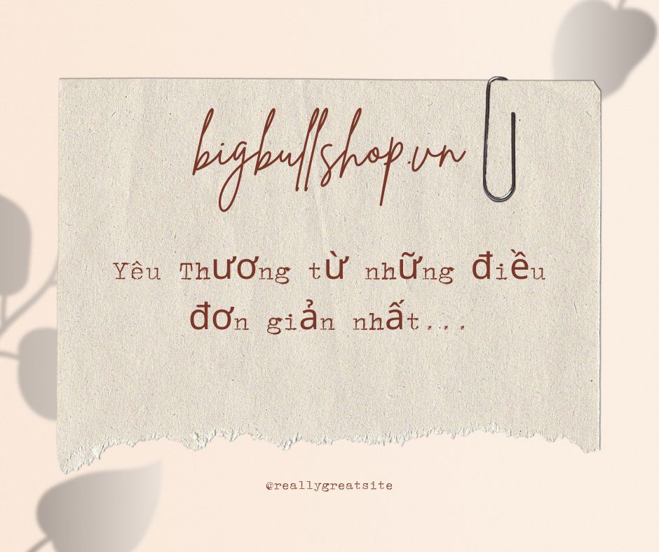Yêu Thương từ những điều giản đơn nhất...