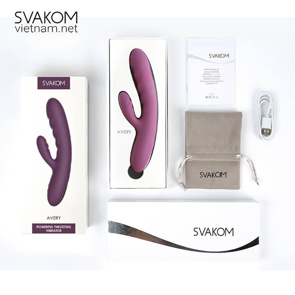 Dương vật giả rung thụt tự động SVAKOM Avery