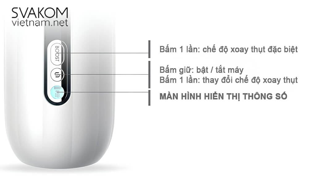 Âm đạo giả xoay thụt tự động SVAKOM Dylan