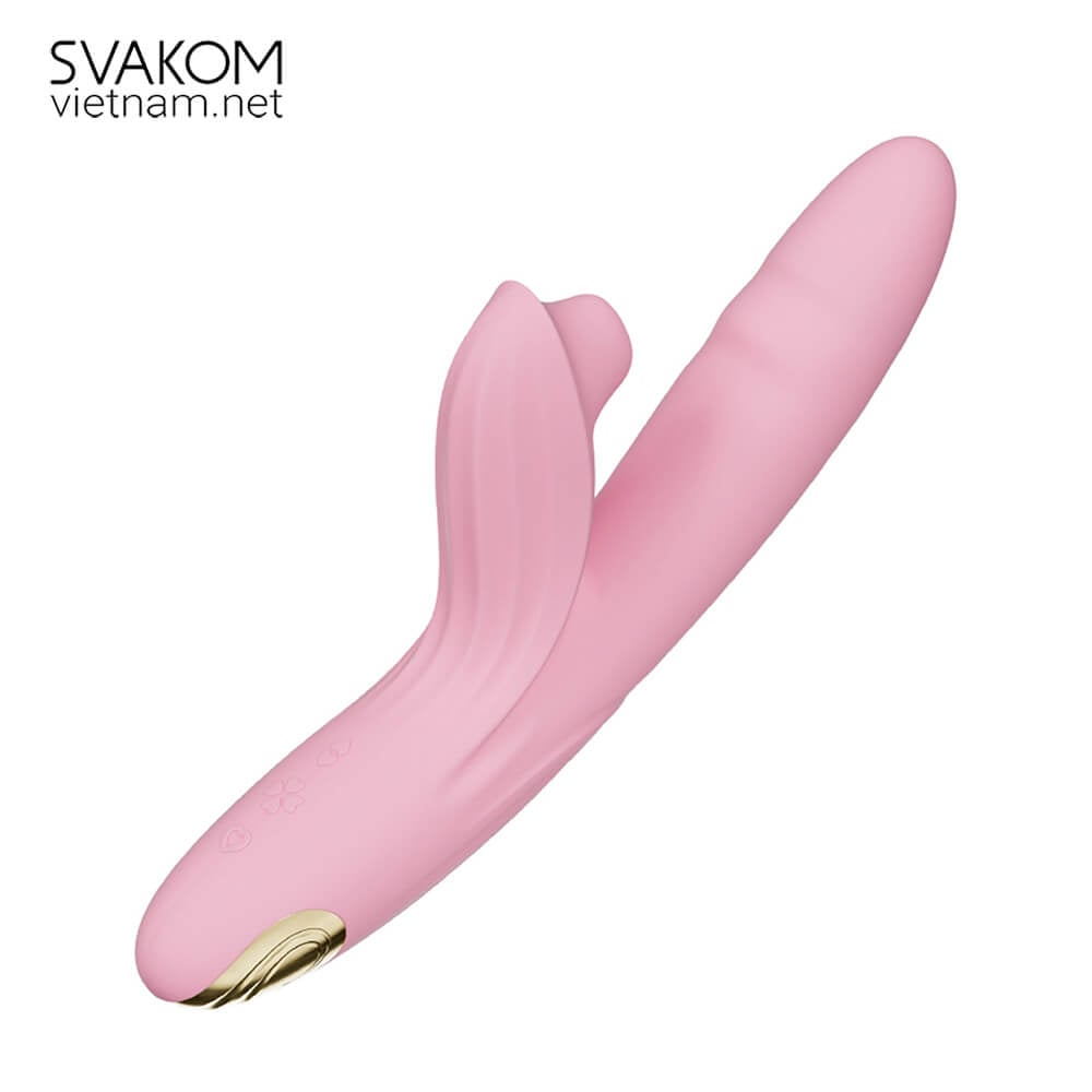 SVAKOM Frederica dương vật giả rung thụt bú hút sưởi ấm