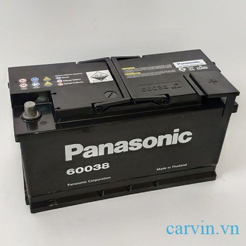 bình ắc quy 12v - 100ah panasonic din 60038 bình khô