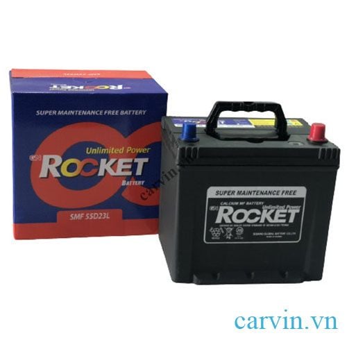 bình ắc quy Rocket 60AH SMF 55D23L