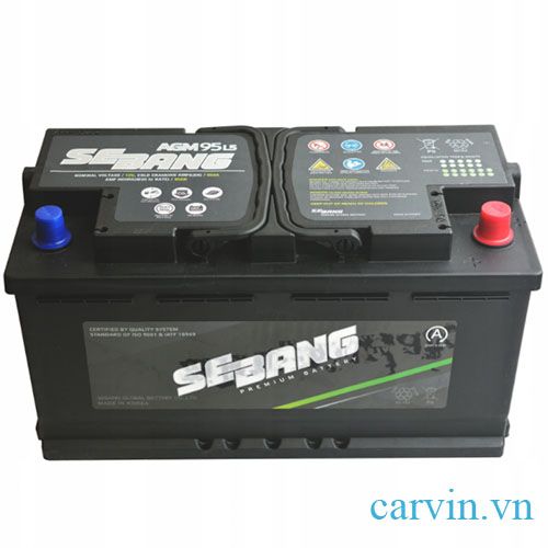 ắc quy sebang agm 95ah