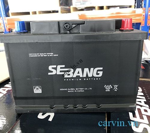 bình ắc quy Sebang 12V 78Ah