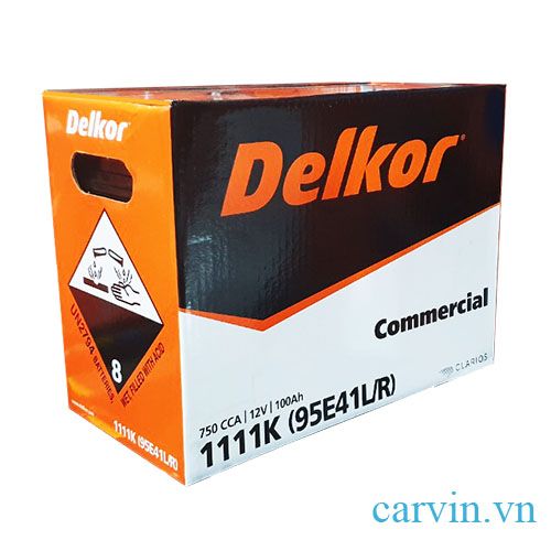 bình ắc quy delkor 1111K