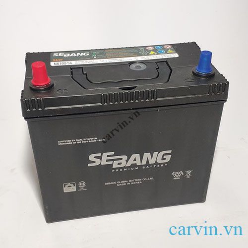 bình ắc quy 12v 45ah sebang cọc phải