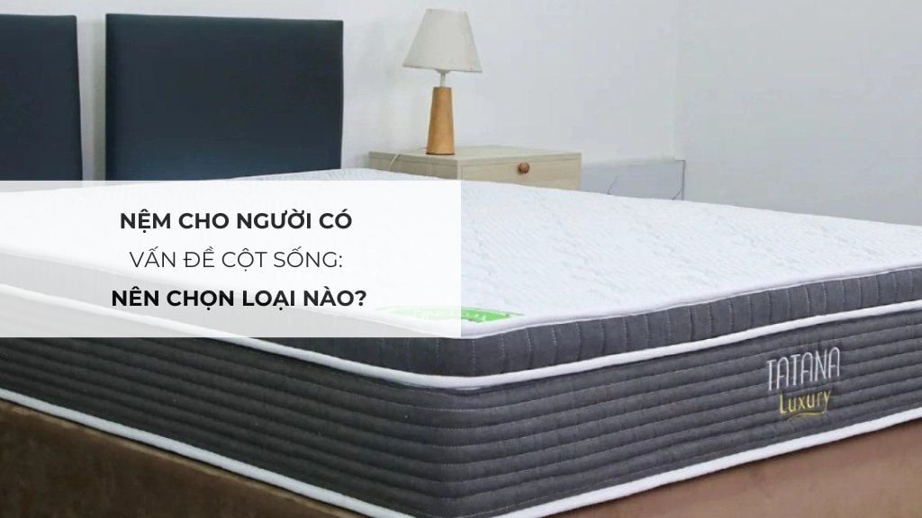 Nệm Cho Người Có Vấn Đề Cột Sống: Nên Chọn Loại Nào?