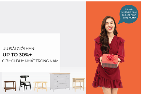 ƯU ĐÃI GIỚI HẠN LÊN ĐẾN 30%+ DUY NHẤT TRONG NĂM