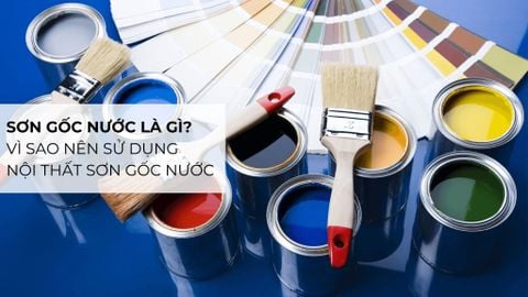 Sơn Gốc Nước Là Gì? Vì Sao Nên Sử Dụng Nội Thất Sơn Gốc Nước