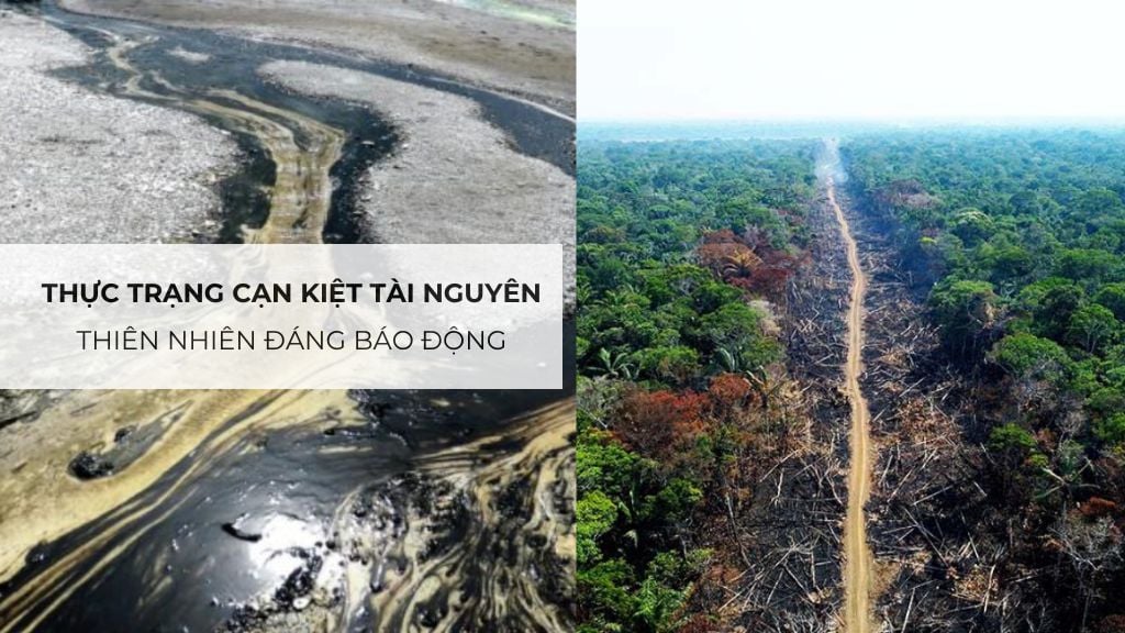 Thực trạng cạn kiệt tài nguyên thiên nhiên đáng báo động