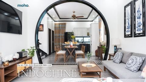 Trọn bộ nội thất và tủ bếp tại Dự án biệt thự Trần Anh Riverside