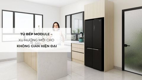 Tủ bếp module – Xu hướng mới cho không gian hiện đại