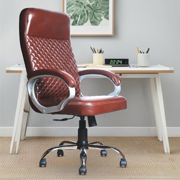 Ghế giám đốc phong cách hiện đại màu nâu